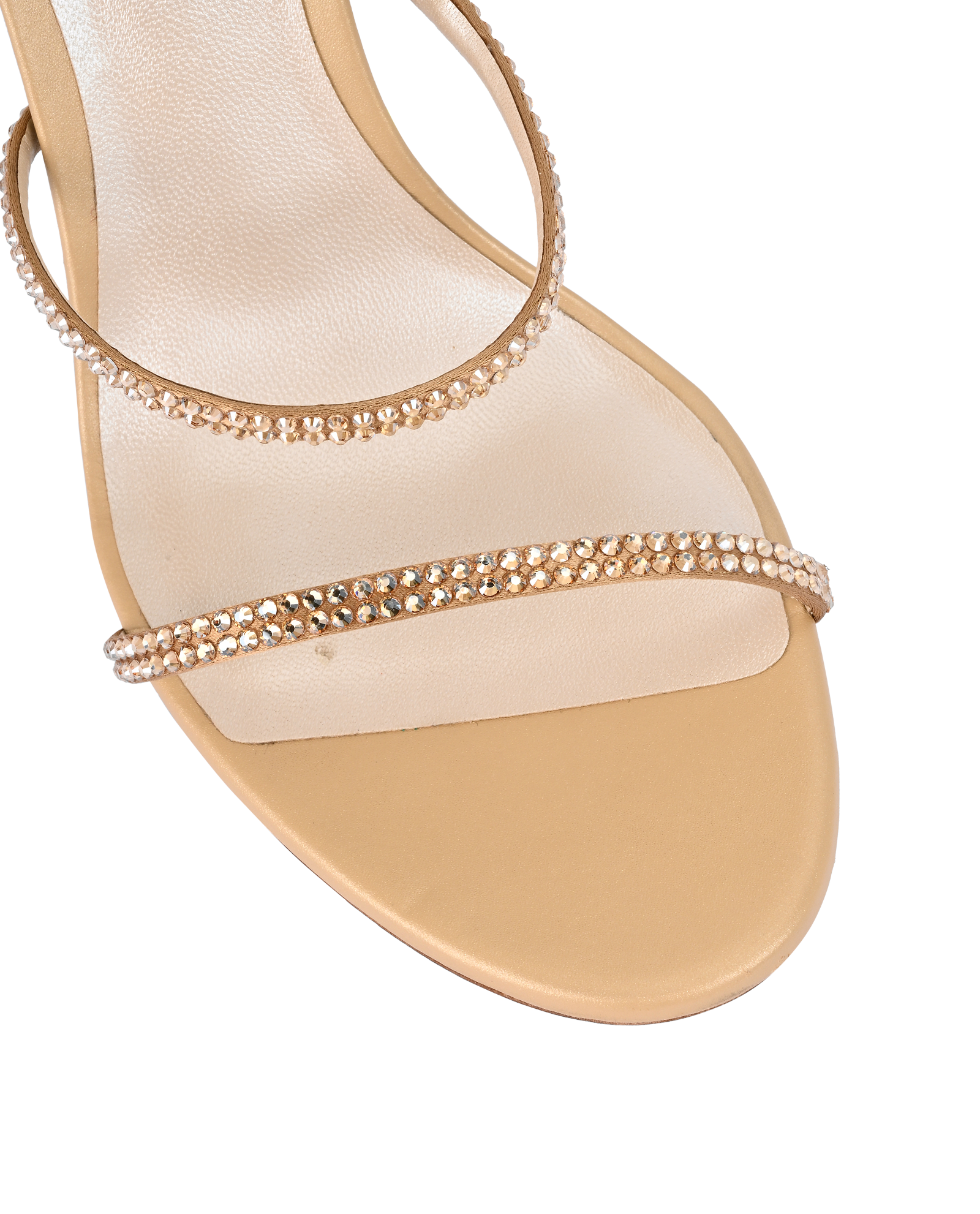 Rene Caovilla SuperCleo Sandal 105, &pound;550, Shoes, Gold, Leather, Other view