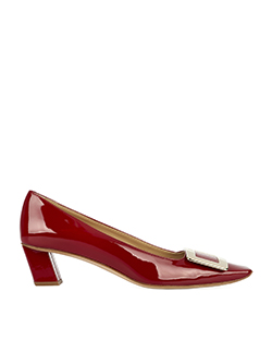 Roger Viver Belle Patent Leather Heels, Patent, Red, 5, DB, 2*