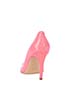 Roger Vivier Pink Patent Leather Trompette Heels, back view