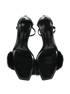Saint Laurent Bea Squared-Toe Sandals, top view