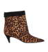 Saint Laurent Ponyhair Leopard Print Boots, front view