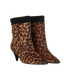 Saint Laurent Ponyhair Leopard Print Boots, side view