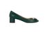 Salvatore Ferragamo Vara Bow Heels, &pound;70, Shoes, Green, Leather, Front view