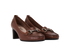 Salvatore Ferragamo Gancini Heeled Loafers - Size UK2.5, side view