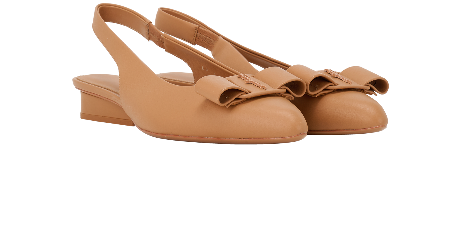 Salvatore Ferragamo Viva Slingbacks, &pound;250, Shoes, Brown, Leather, Side view