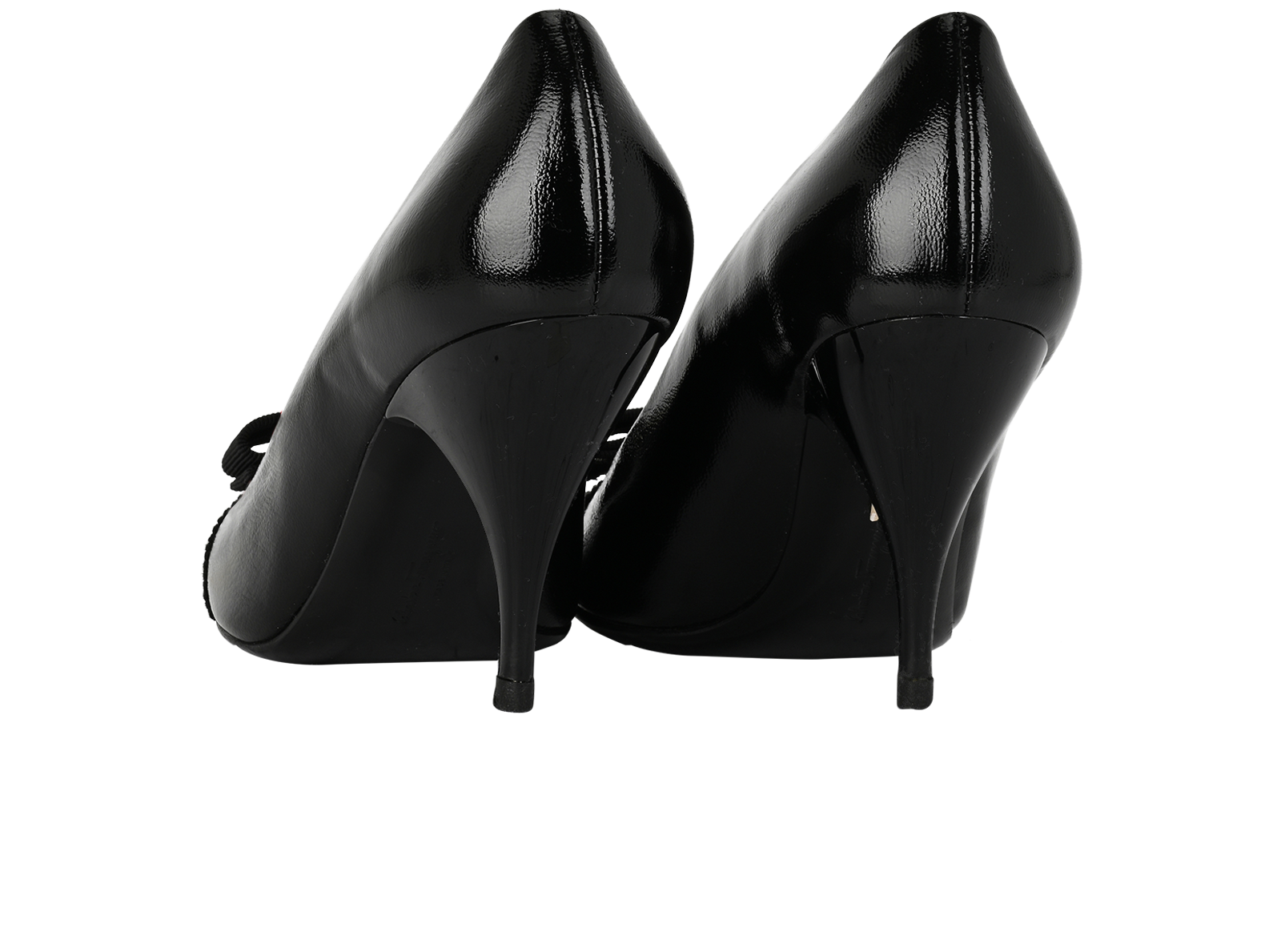 Salvatore Ferragamo Pumps, &pound;150, Shoes, Black, Leather, Back view