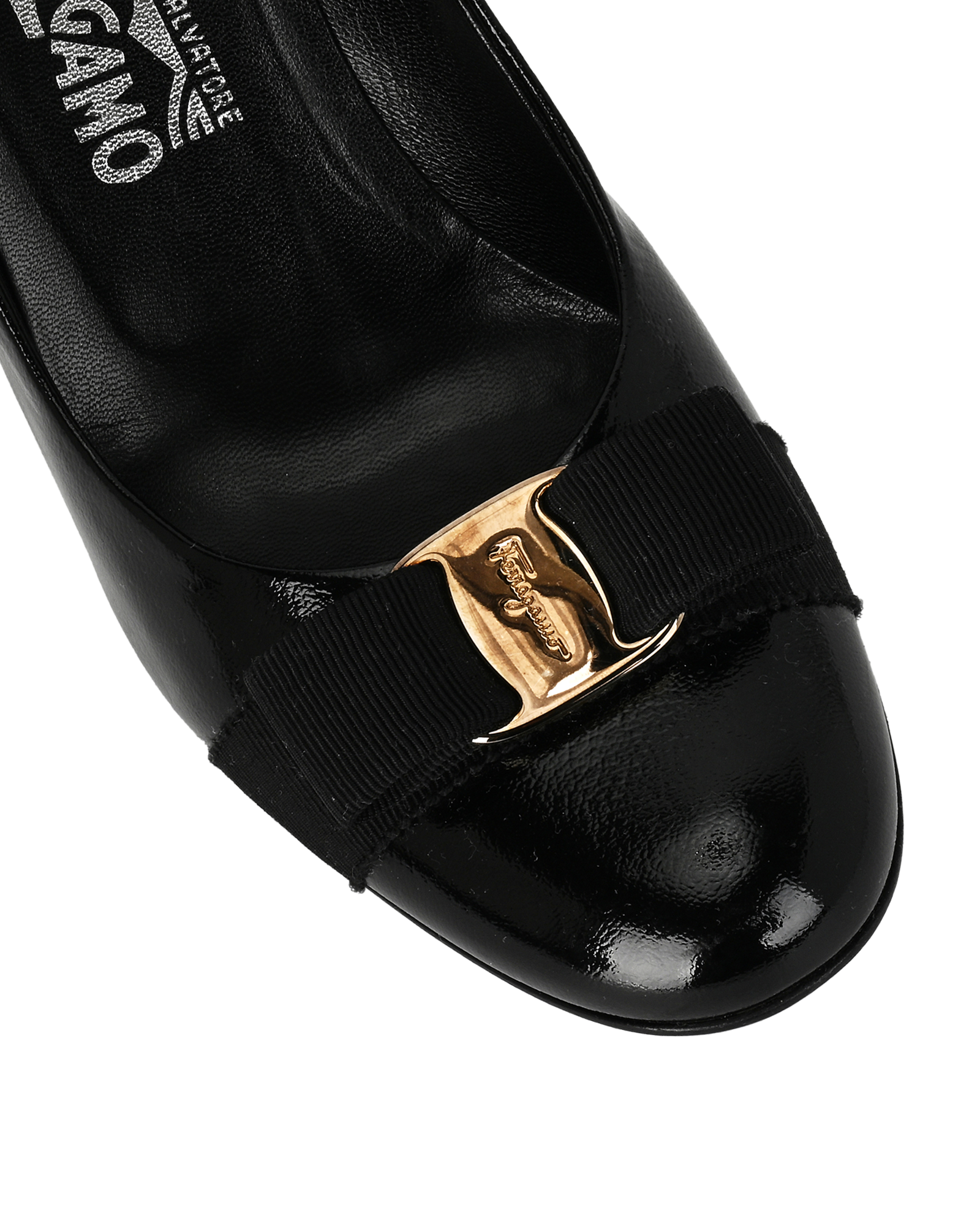 Salvatore Ferragamo Pumps, &pound;150, Shoes, Black, Leather, Other view