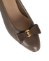 Salvatore Ferragamo Bow Pumps, &pound;130, Shoes, Brown, Leather, Other view
