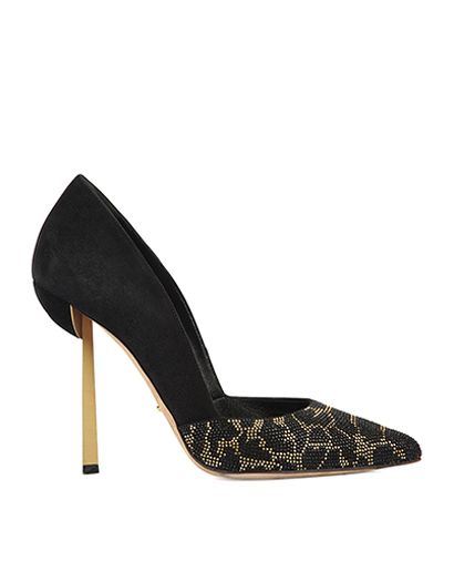 Sergio Rossi Embellished Pointed Toe Pumps, front view