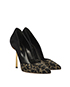 Sergio Rossi Embellished Pointed Toe Pumps, side view