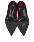 Saint Laurent Velvet Pumps, top view