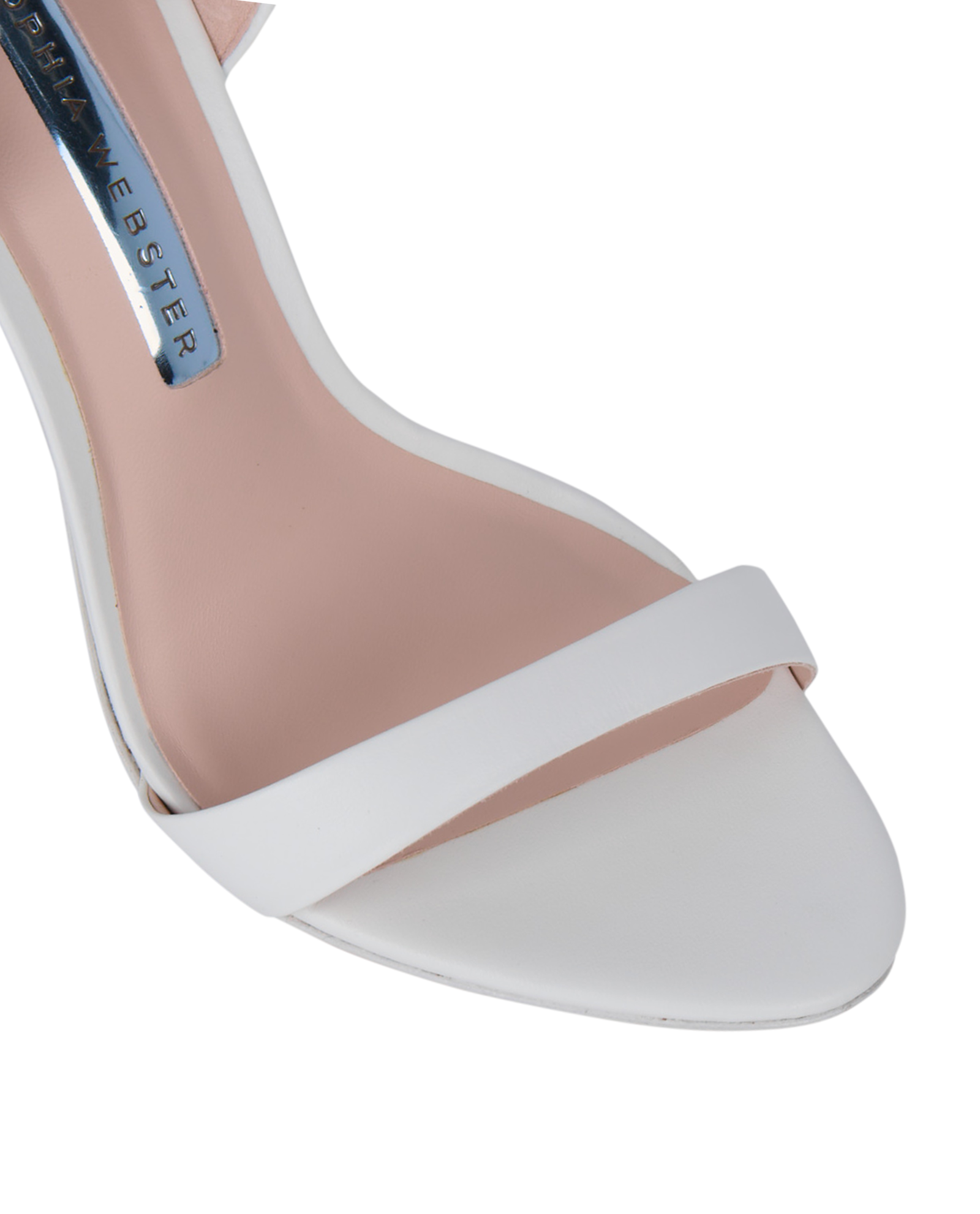 Sophia Webster Chiara Sandals, &pound;295, Shoes, White, Leather/Rubber, Other view