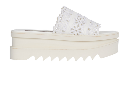 Stella McCartney Embroidered Platform Sandals, front view