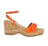 Stella McCartney Ankle Strap Wedge Sandals, front view