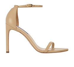 Stuart Weitzman Nudistsong Strappy Sandals, leather, nude, 7, 5*, DB, B