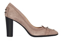 Tod's Jodie Pumps, Leather, Taupe, 4, B, 3*