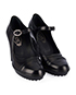 Tod's Black Mary Jane's Heels, side view