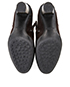 Tod's Buckle Brown Suede Shoes, top view