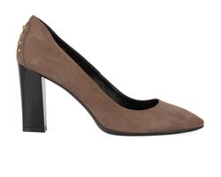 Tods Studded Pumps, leather, brown, UK 4