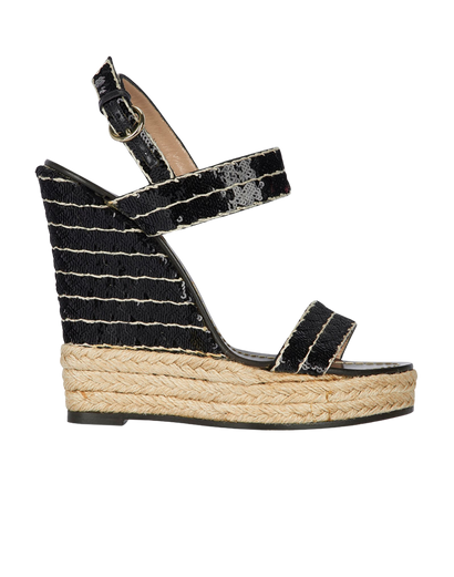 Valentino Strap Wedges, front view