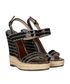 Valentino Strap Wedges, side view
