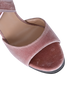 Valentino Block Heel Sandals, £120, Shoes, Pink, Velvet, Other view