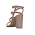 Valentino Rockstud Heeled Sandals, back view