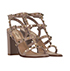 Valentino Rockstud Heeled Sandals, side view