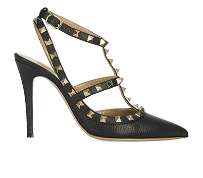 Valentino RockStud Ankle Strap Pumps, front view