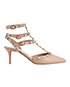 Valentino Rockstud Kitten Heels, front view