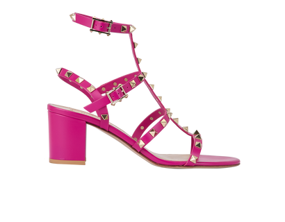 Valentino Rockstud Sandals, front view