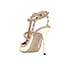 Valentino Rockstud Cage Pumps 100MM, back view