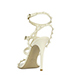 Valentino Rockstud Open Toe Cage Sandals, back view