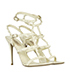 Valentino Rockstud Open Toe Cage Sandals, side view