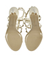 Valentino Rockstud Open Toe Cage Sandals, top view