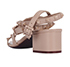 Valentino Flair Low Heel Sandals, back view