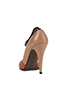Valentino Two Tone Ankle Strap Heels, back view
