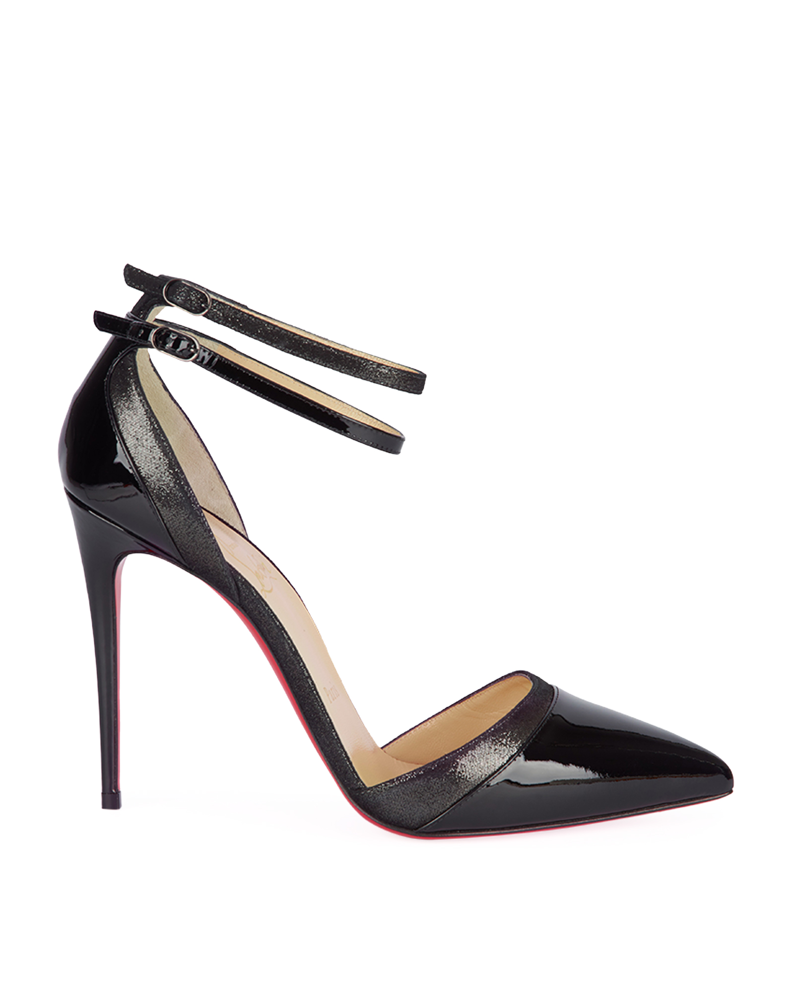 christian louboutin strappy heels