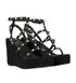 Valentino Rockstud Wedges, side view