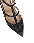 Valentino  Rockstud Crystal Ankle Strap Pumps, other view