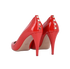 Valentino Rockstud Pumps, £180, Shoes, Red, Patent Leather, Back view