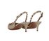 Valentino Rockstud Slingback Kitten Heels, back view