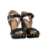 Valentino Garavani Studded Platforms, £210, Shoes, Black, Leather, Side view