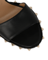 Valentino Garavani Studded Platforms, £210, Shoes, Black, Leather, Other view