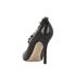 Valentino Nappa Rockstud Cross Strap d'Orsay Heels, back view