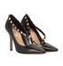 Valentino Nappa Rockstud Cross Strap d'Orsay Heels, side view