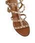 Valentino Rockstud Block Sandals, &pound;220, Shoes, Brown, Leather, Other view
