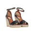 Valentino Rockstud Wedges, side view