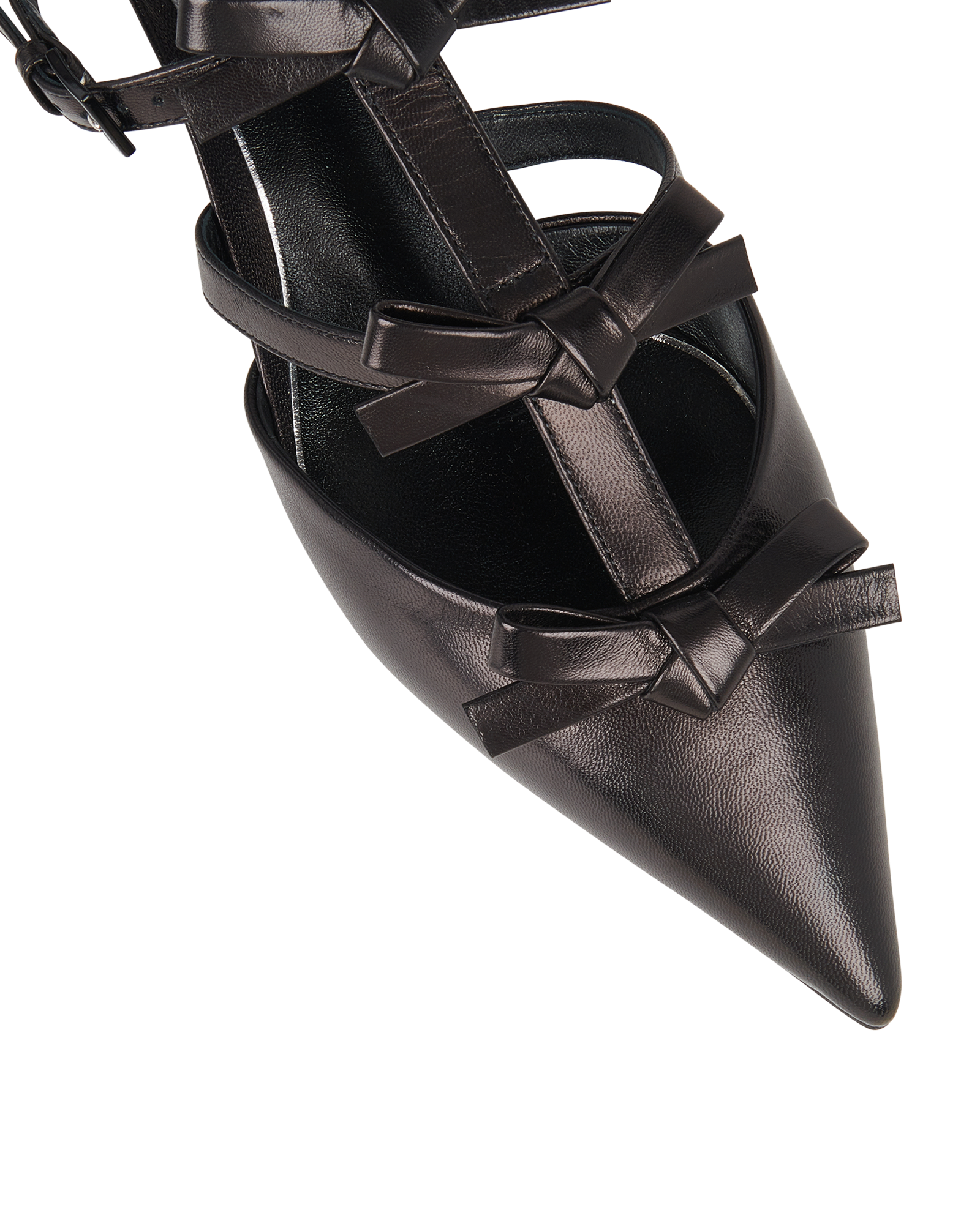 Valentino Gladiator Bow Heels, &pound;450, Shoes, Black, Leather, Other view