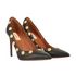 Valentino Coin Embellished Toe Pumps, side view